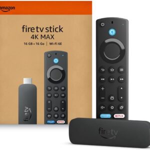 Amazon Fire TV Stick 4K Max Dispositivo de Streaming con Wi-Fi 6E TV gratis y en vivo