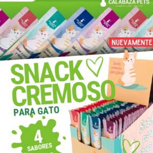 Snack Cremoso Gato X 100 Und Calabaza Pets