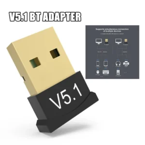 Adaptador USB Inalámbrico Bluetooth 5.1 Transmisor y Receptor para PC