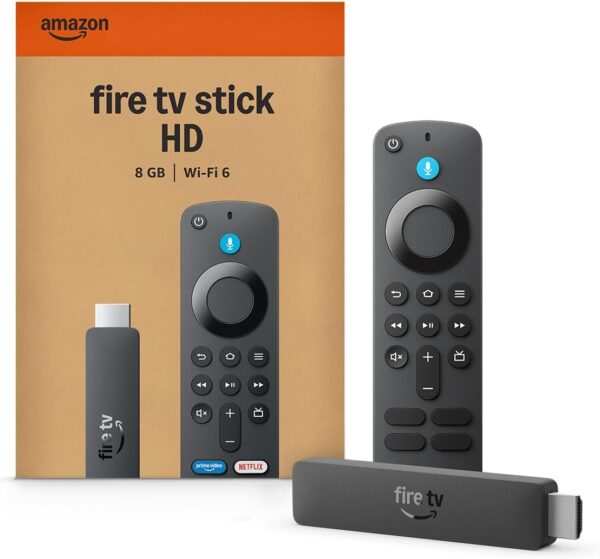 Amazon Fire TV Stick HD modelo más reciente Dispositivo de Streaming TV gratis y en vivo