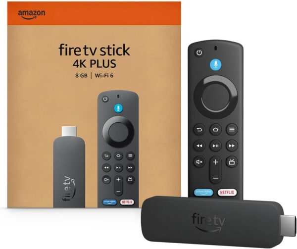 Amazon Fire TV Stick 4K Plus Dispositivo de Streaming TV gratis y en vivo
