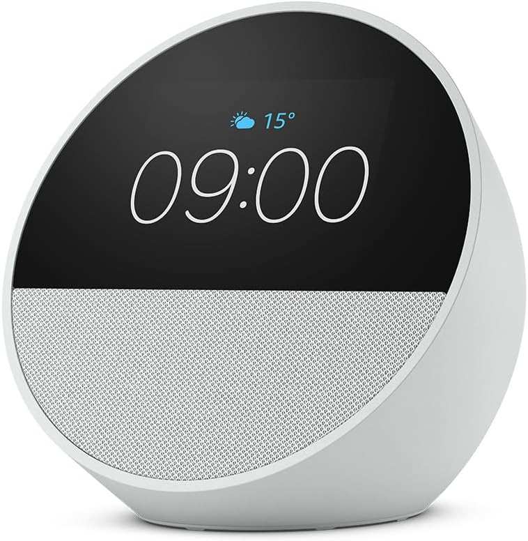 Amazon Echo Spot (última generación) Despertador inteligente con sonido de calidad Blanco