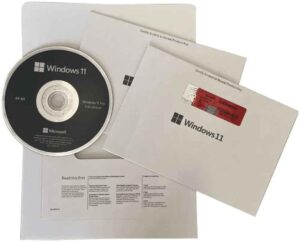 Licencia Windows 11 Pro OEM DVD Paquete Completo Original