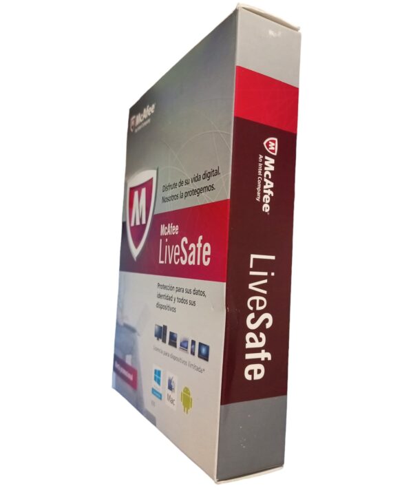 Antivirus Mcafee LiveSafe Dispositivos Ilimitados 1 Año Caja Fisica - Imagen 4
