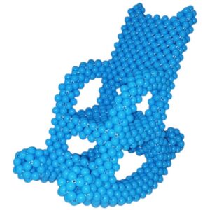 Mini Mecedora Azul Decorativa Un Toque de Elegancia