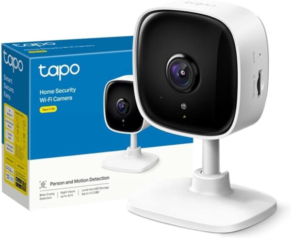 Cámara Seguridad TP-Link Tapo 2K Visión Nocturna Detección Movimiento